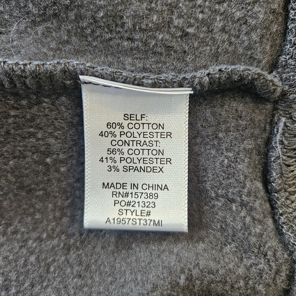 Queens & Angels Sweatshirt Grey "The Thunder Motors" Oversized Womens XL Soft - Picture 6 of 7